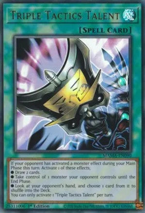 Triple Tactics Talent (MAMA-EN090) Ultra Rare - Near Mint 1st Edition