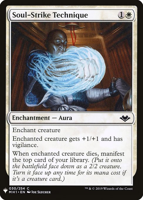 Soul-Strike Technique [Mystery Booster #0239] (MH1-C)