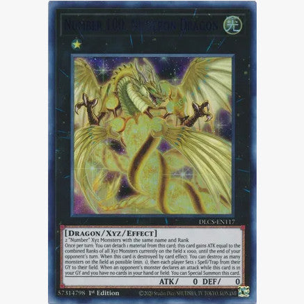 Number 100: Numeron Dragon (DLCS-EN117) Green