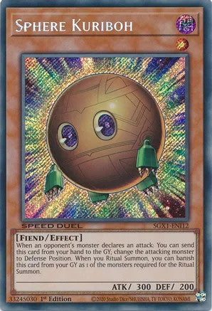 Sphere Kuriboh (SGX1-ENI12) Secret Rare 1st Edition