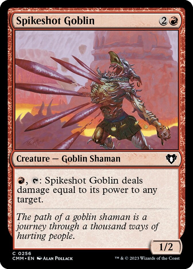 Spikeshot Goblin [#0256] (CMM-C)