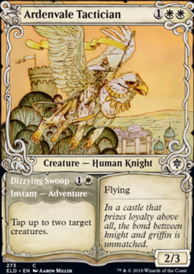 Ardenvale Tactician // Dizzying Swoop [#273 Showcase] (ELD-C)