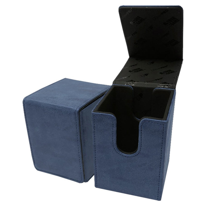 Ultra-PRO: Alcove Flip Deck Box - Suede Collection: Sapphire