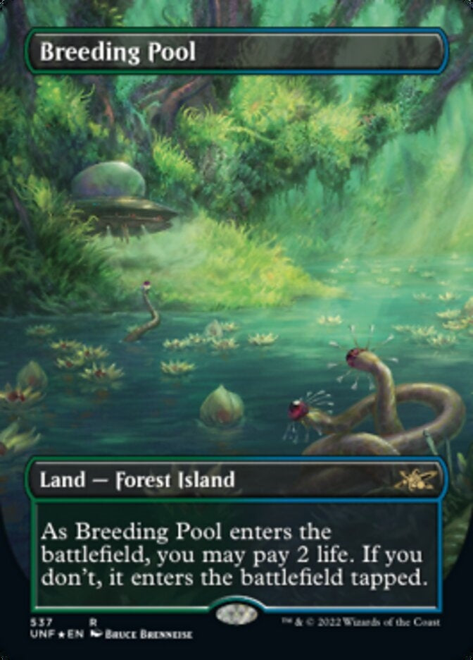 Breeding Pool [#537 Galaxy Foil / Alternate Art Borderless] (UNF-R)