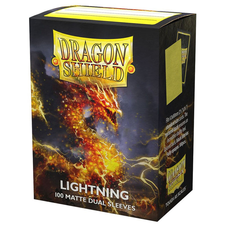 Dragon Shield: Standard - Dual Matte: Lightning (Ailia) 100 Count