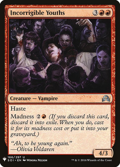 Incorrigible Youths [Mystery Booster #0980] (SOI-U)