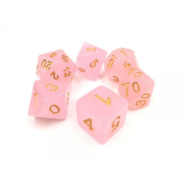 HDTG-04: Translucent Glitter - Pink Poly Set (7)