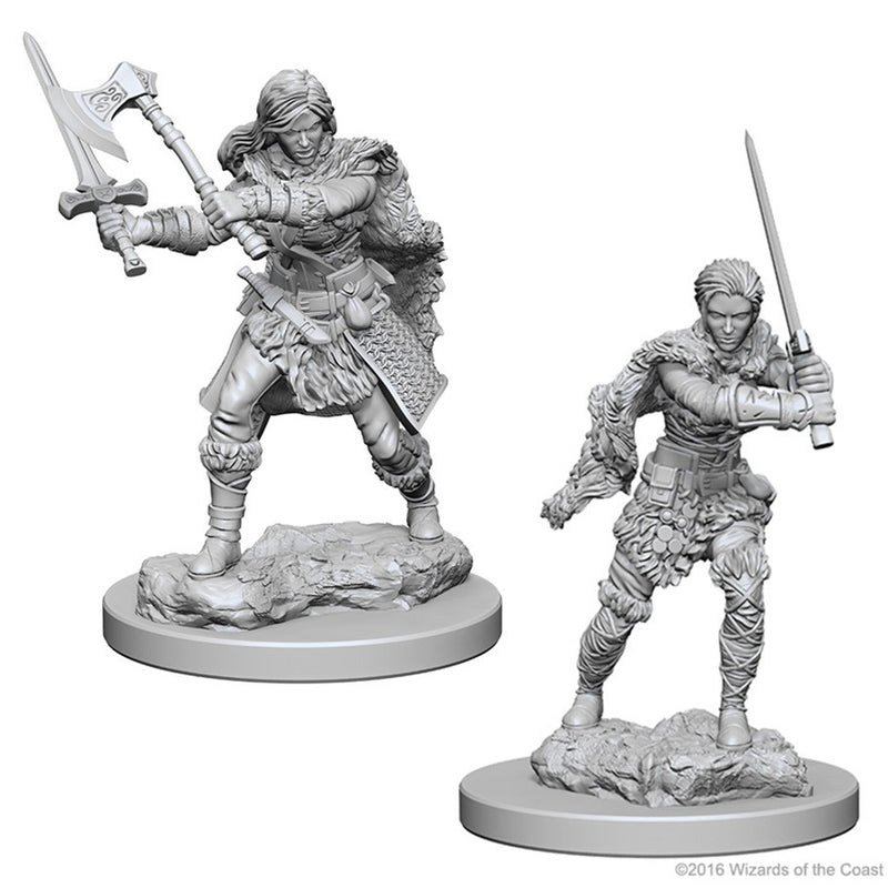 D&D: Nolzur's Marvelous Miniatures - Human Female Barbarian W01