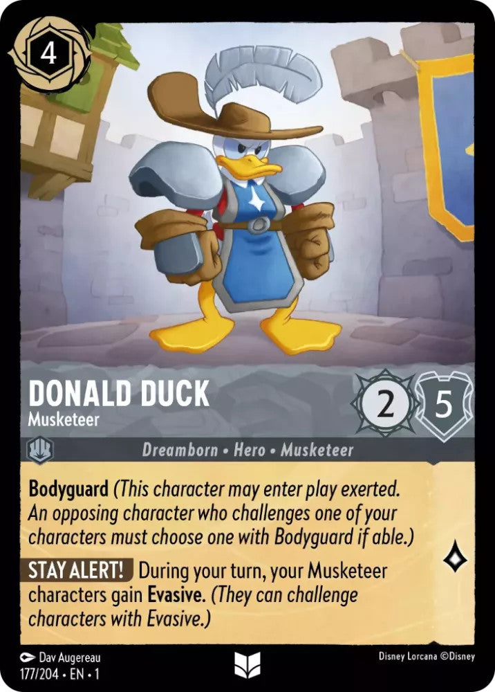 Donald Duck - Musketeer (The First Chapter 177/204) Uncommon - Near Mint