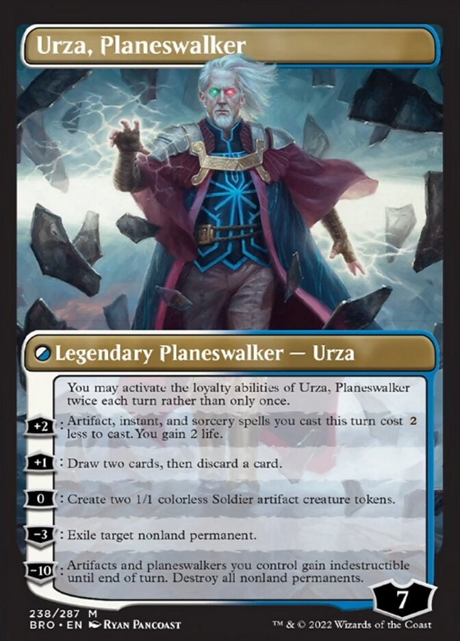 The Mightstone and Weakstone // Urza, Planeswalker (BRO-R)