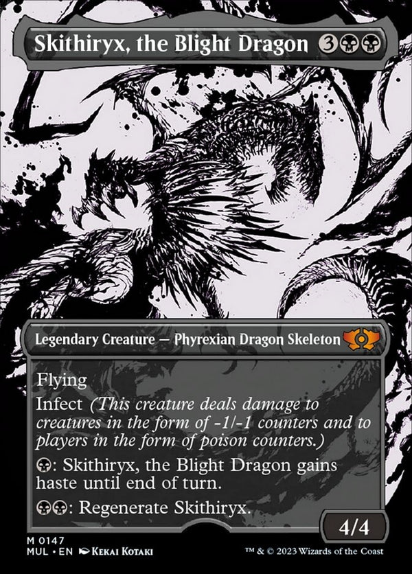 Skithiryx, the Blight Dragon [#0147 Halo Foil] (MUL-M)