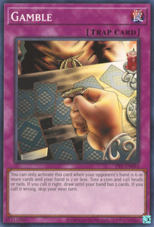 Gamble (PSV-EN053 (c) 2020 25th Anniversary) Common - Near Mint Unlimited