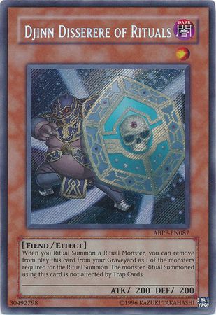 Djinn Disserere of Rituals (ABPF-EN087) Secret Rare - Near Mint Unlimited