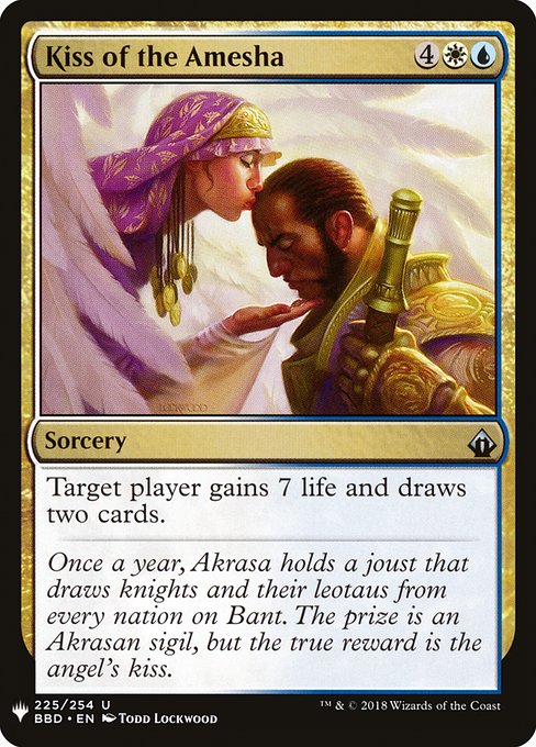 Kiss of the Amesha [Mystery Booster #1444] (BBD-U)