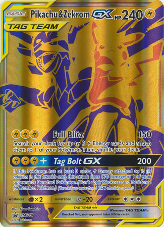 Pikachu & Zekrom GX - SM248 (SM:PR) Promo - Near Mint Holofoil