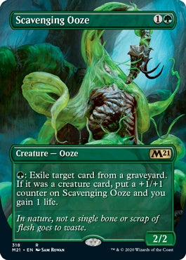 Scavenging Ooze [#318 Alternate-Art Borderless] (M21-R)