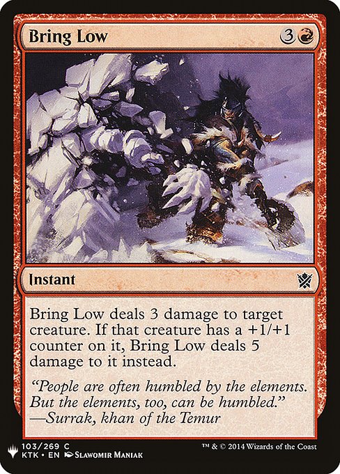 Bring Low [Mystery Booster #0875] (KTK-C)