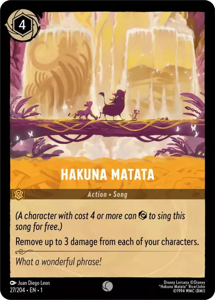 Hakuna Matata (The First Chapter 27/204) Common - Near Mint