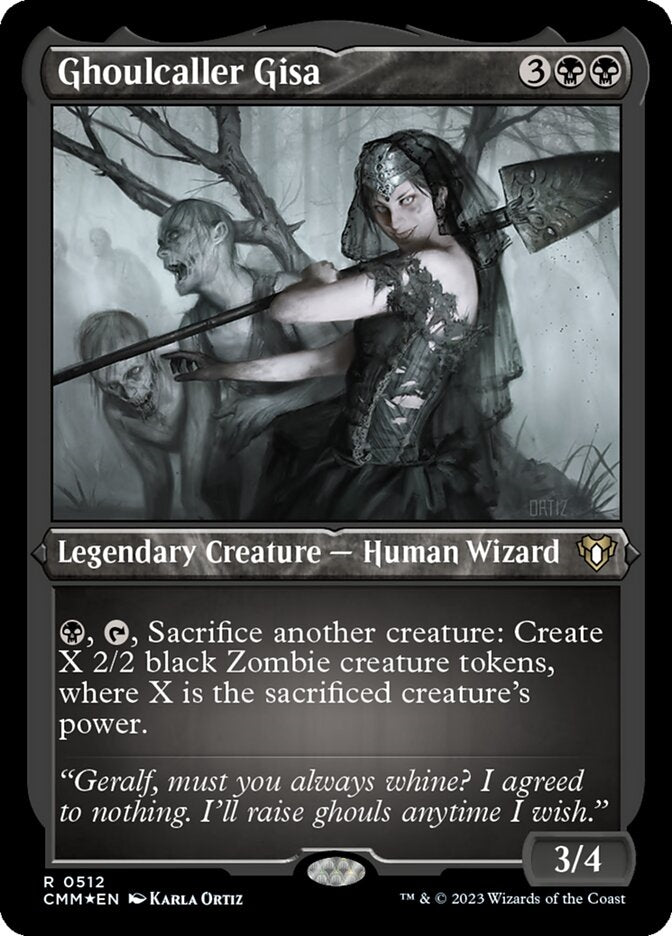Ghoulcaller Gisa [#0512 Etched Foil] (CMM-R)
