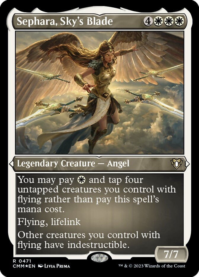 Sephara, Sky's Blade [#0471 Etched Foil] (CMM-R)