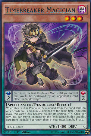 Timebreaker Magician (BOSH-EN002) Rare - Near Mint 1st Edition