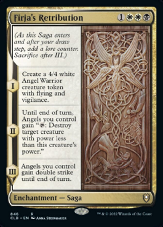 Firja's Retribution [#846 Commander Decks] (CLB-R)