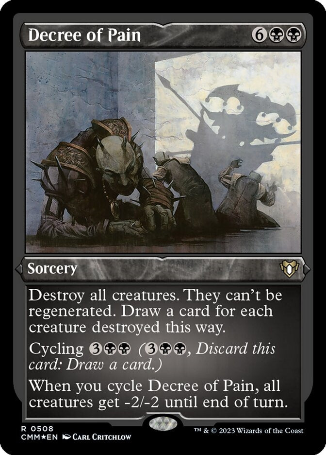 Decree of Pain [#0508 Etched Foil] (CMM-R)