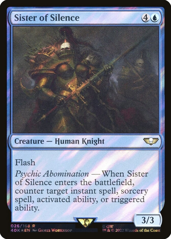 Sister of Silence [#026 Surge Foil] (40K-R-FOIL)