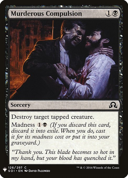 Murderous Compulsion [Mystery Booster #0718] (SOI-C)