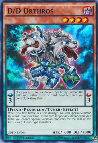 D/D Orthros (SDPD-EN004) 1st Edition