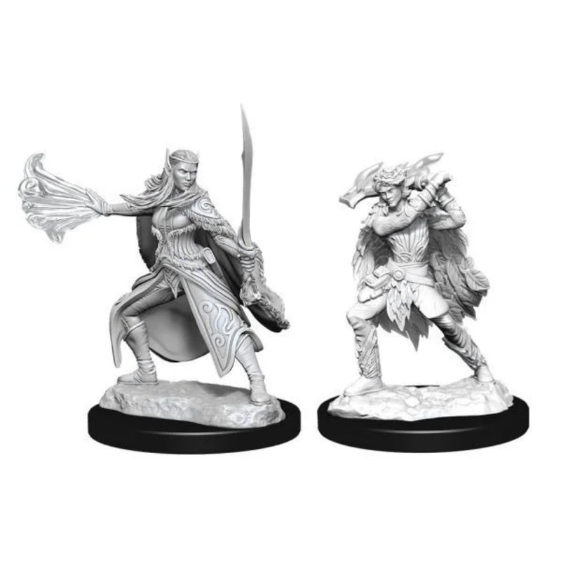 D&D: Nolzur's Marvelous Miniatures - Winter Eladrin and Spring Eladrin W15