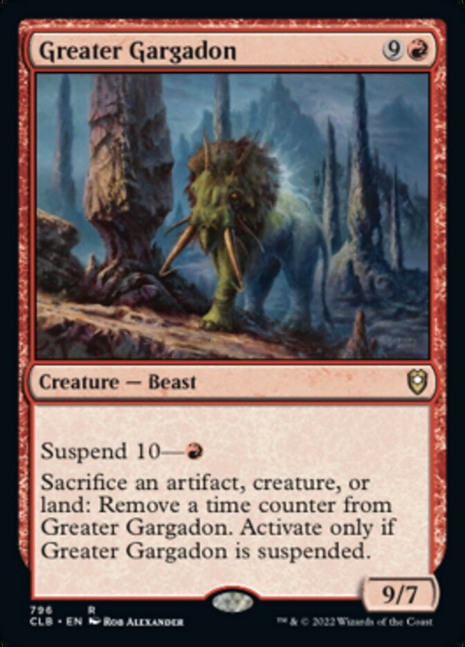 Greater Gargadon [#796 Commander Decks] (CLB-R)
