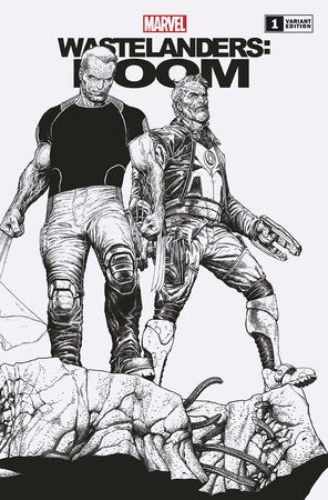 WASTELANDERS: DOOM #1 MCNIVEN CONNECTING BLACK AND WHITE PODCAST VARIANT