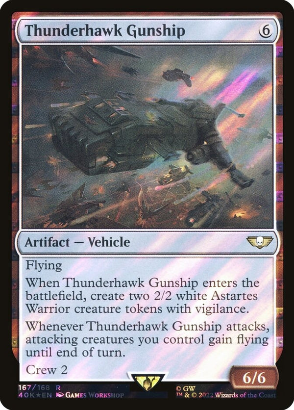 Thunderhawk Gunship [#167 Surge Foil] (40K-R-FOIL)