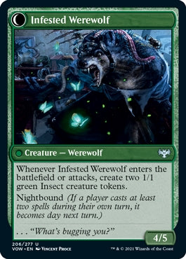 Infestation Expert // Infested Werewolf (VOW-U)