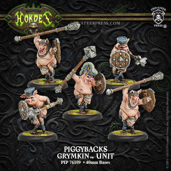 Hordes: Grymkin - Piggybacks, Unit (5 Plastic)