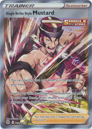 Single Strike Style Mustard - TG28/TG30 (SWSH09:TG) Ultra Rare - Near Mint Holofoil