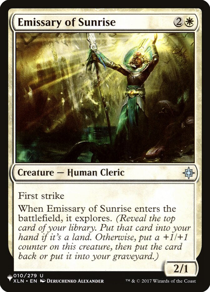 Emissary of Sunrise (XLN-U-LIST)