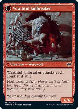 Weary Prisoner // Wrathful Jailbreaker (VOW-C)