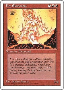 Fire Elemental (4ED-U)