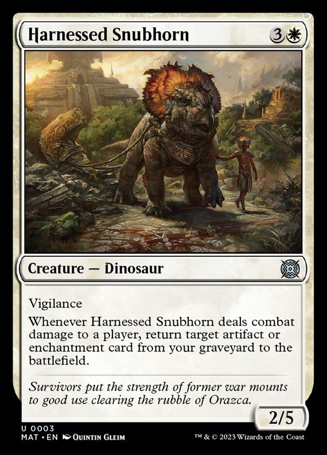 Harnessed Snubhorn [