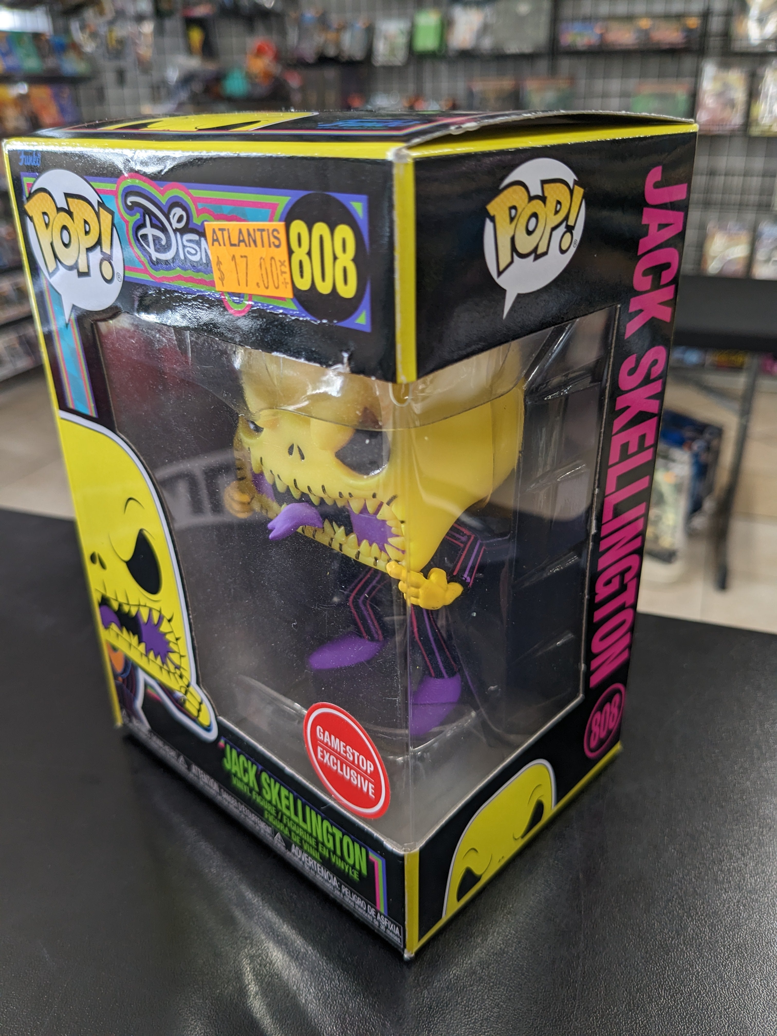 POP Figure: Disney #0808 - Jack Skellington (Game Stop) Damaged Box