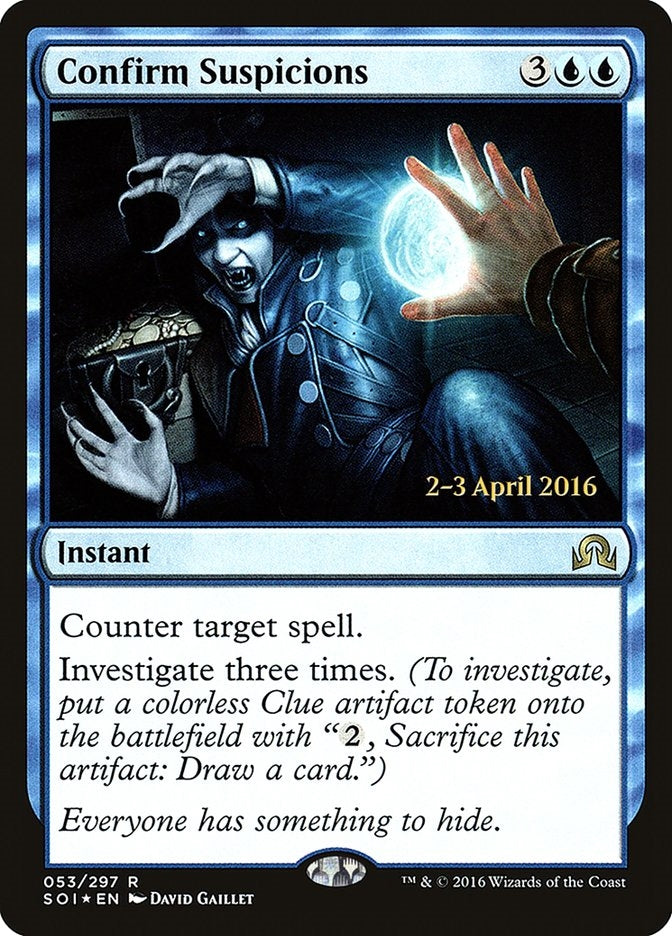 Confirm Suspicions (SOI-R-PRE)