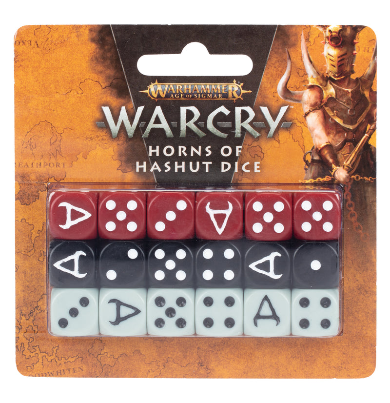 Citadel Hobby: Dice Set - Age of Sigmar: Warcry - Horns of Hashut