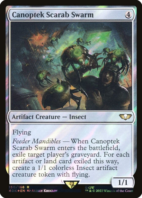 Canoptek Scarab Swarm [#150 Surge Foil] (40K-R-FOIL)