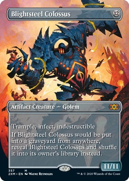 Blightsteel Colossus [#357 Alternate-Art Borderless] (2XM-M)