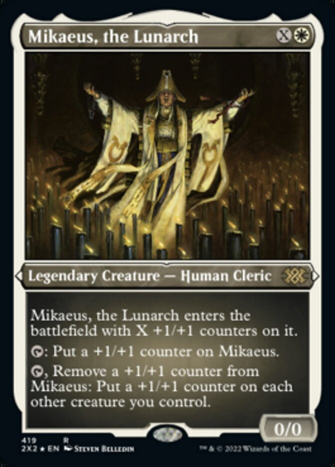 Mikaeus, the Lunarch [#419 Etched Foil] (2X2-R)
