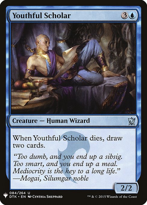 Youthful Scholar [Mystery Booster #0557] (DTK-U)