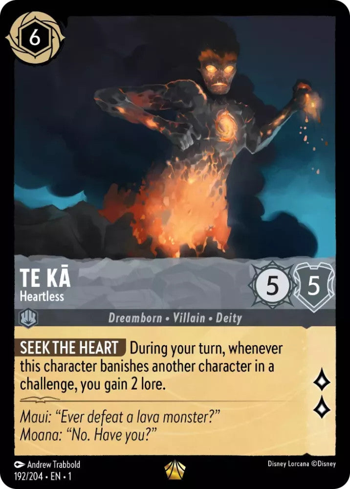 Te Ka - Heartless (The First Chapter 192/204) Legendary - Near Mint