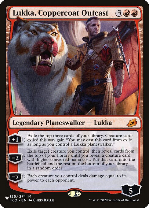 Lukka, Coppercoat Outcast (IKO-M-LIST)